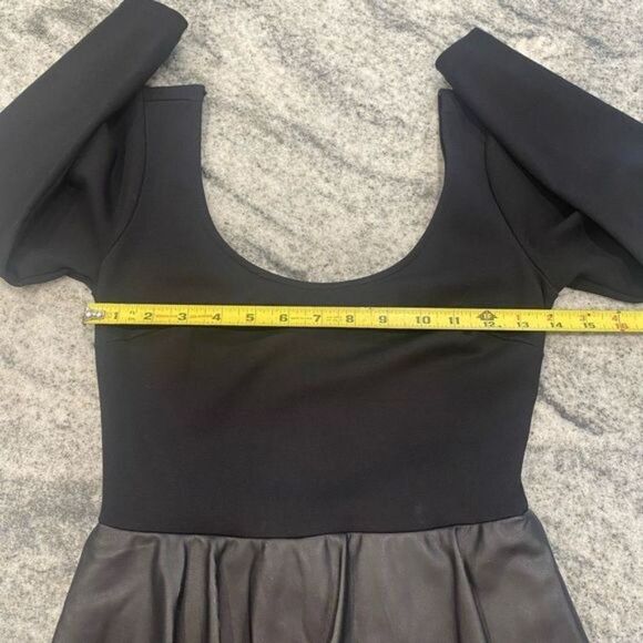 Zara Trafaluc Collection Small Black Peplum Cocktail Dress S - Picture 7 of 11